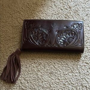 Ariat Brown Leather Women's Clutch